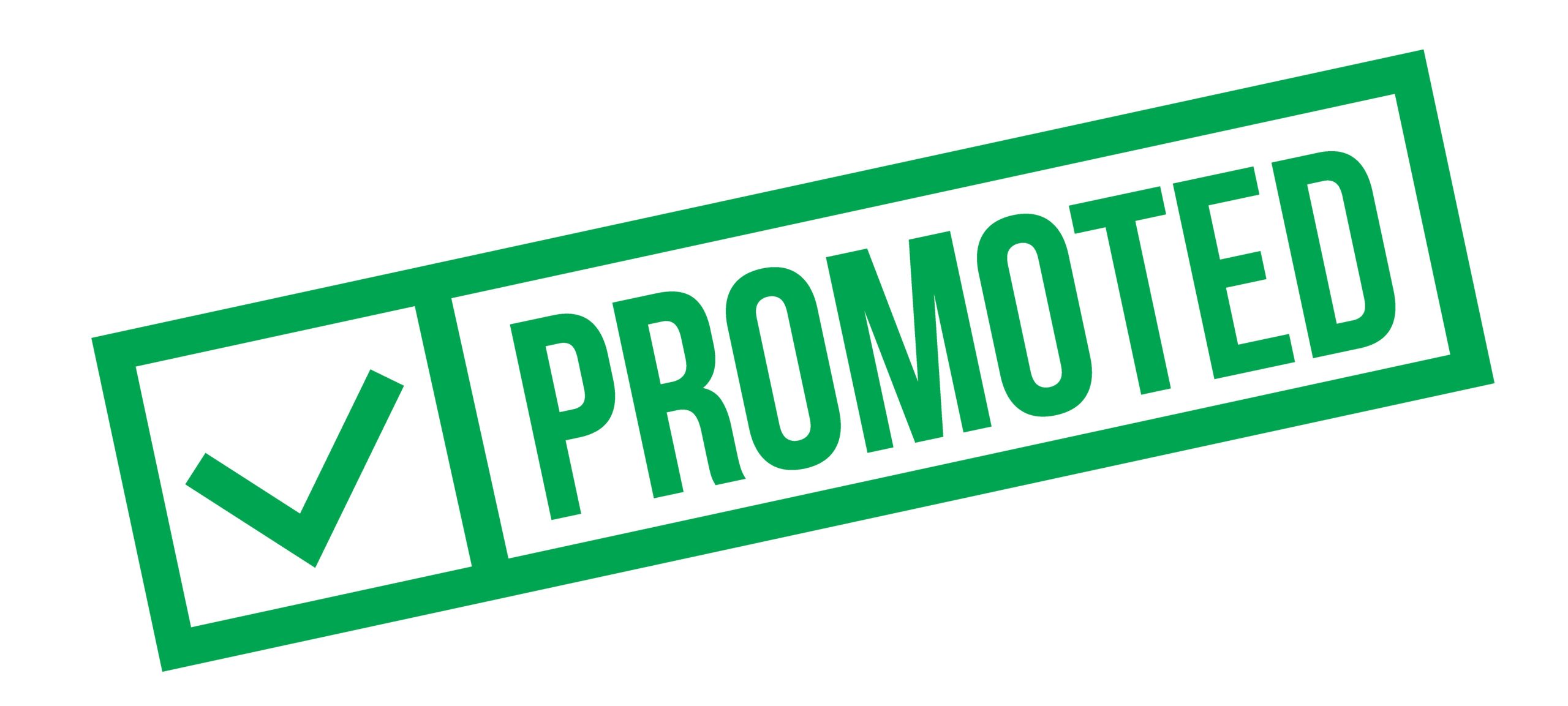 Promoted,Typographic,Stamp,,Sign,,Label.,Green,Check,Series.